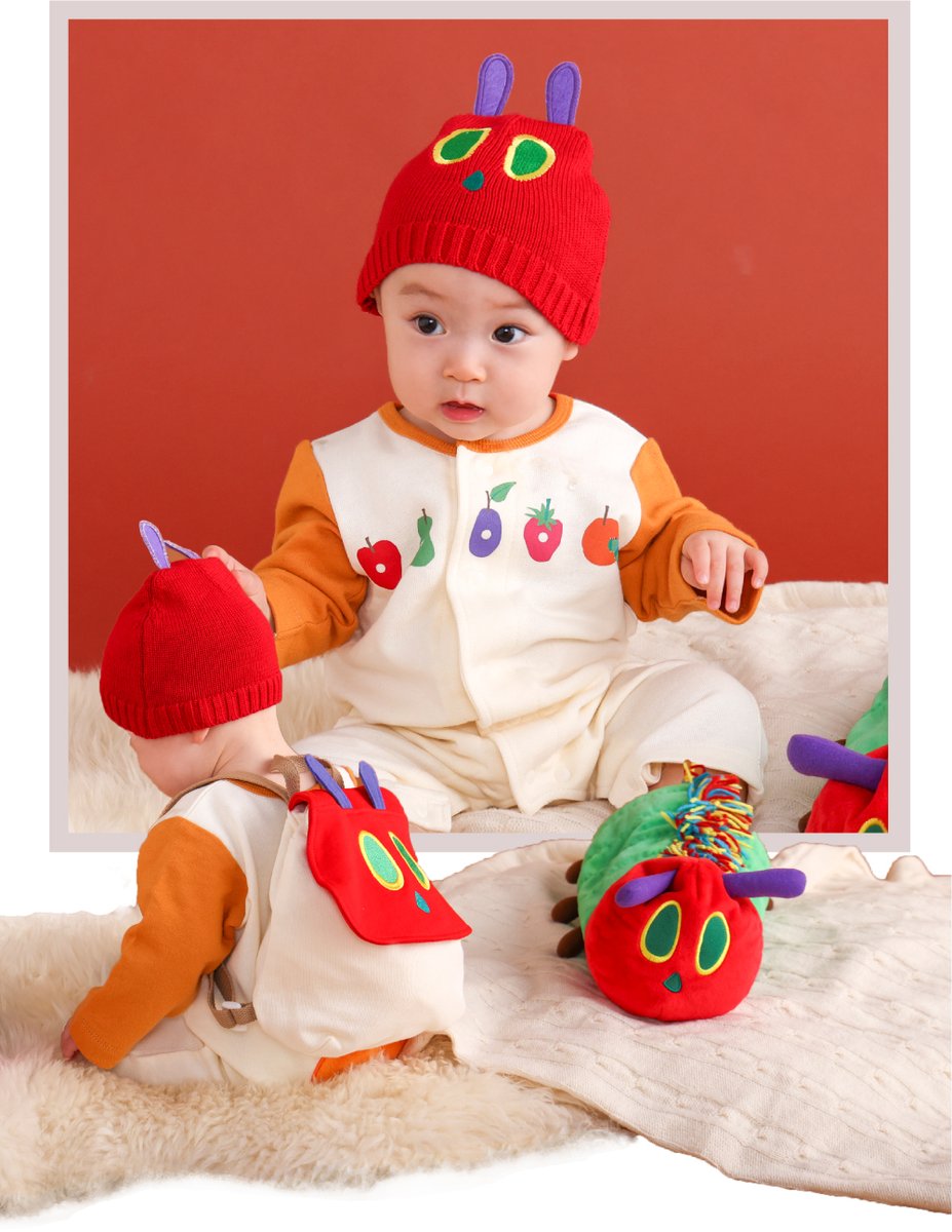 子供服ブランド「SLAP SLIP」から『#はらぺこあおむし』コラボ第3弾が