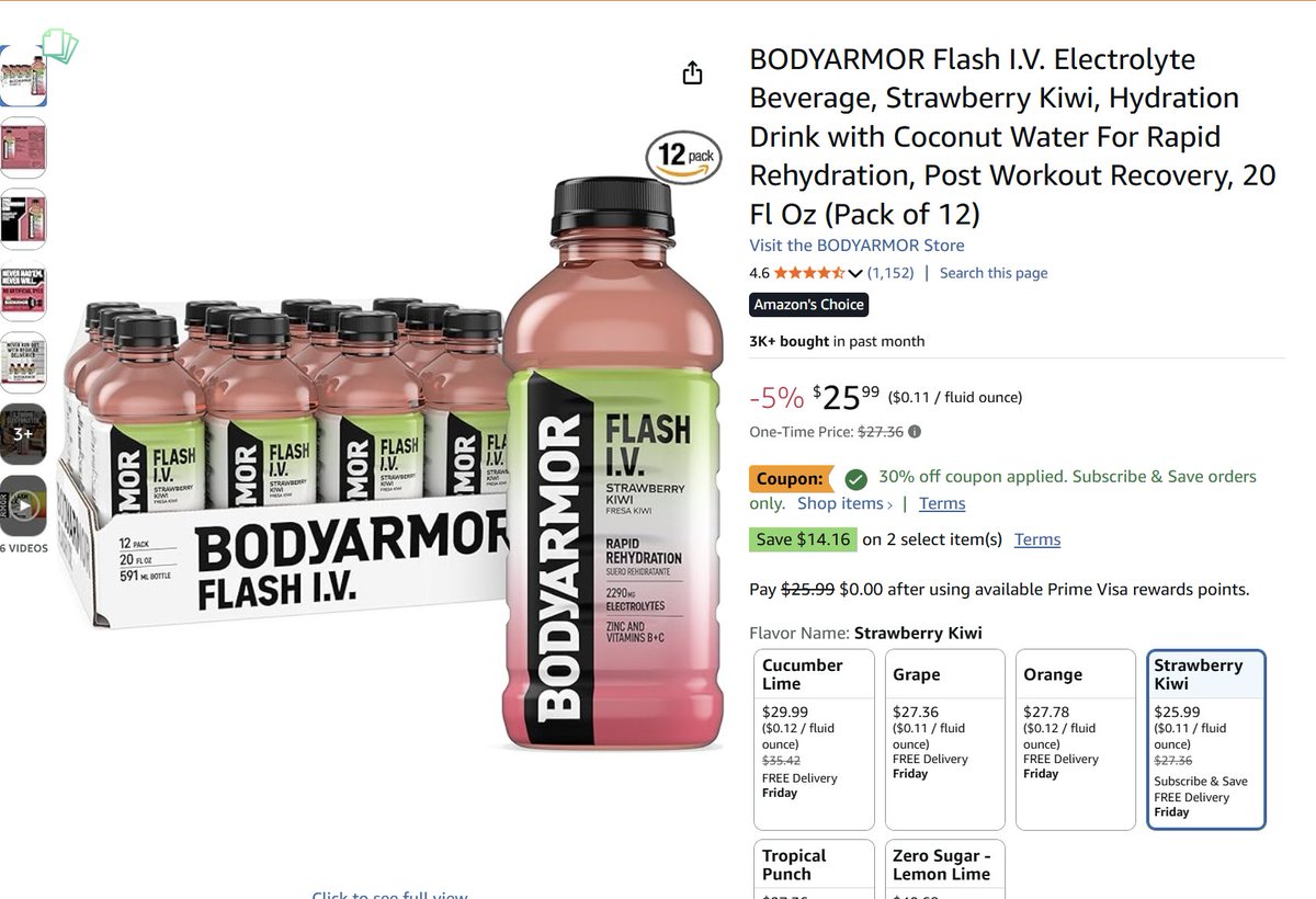 Pricerrors's tweet image. Try this flavor as well (Clip + Sub/Save)
amzn.to/4pBcGMT