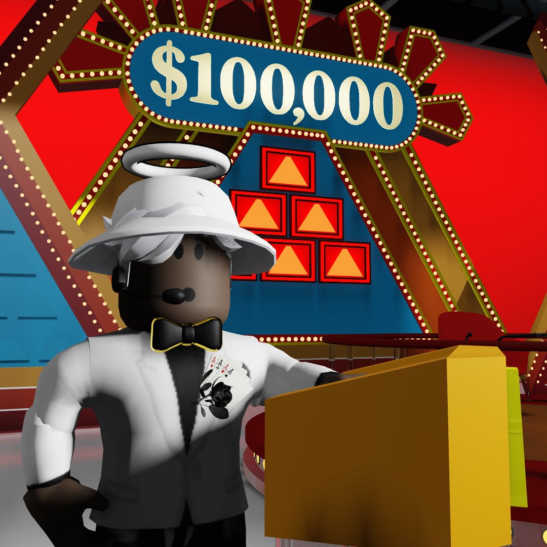 WaffleC00l's tweet photo. Have not posted in a while...

Did an amazing premiere on ROBLOX "The $100,000 Pyramid" Recreation that a few people and I made (Used By @stuff_mikey ) https://t.co/fq4APjCKEq