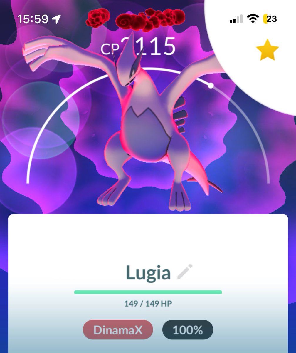 JubelChef's tweet photo. Fui con “0” expectativas de conseguir uno bueno ya que no encontré mucha gente haciendo las Raids para farmear a lo loco… en la segunda … 🎶 “Señor, me has mirado a los ojos … 🎶” 
Directo a mi salón de la fama 🤗✨
#PokemonGO #Lugia https://t.co/Ovzm93AhEH