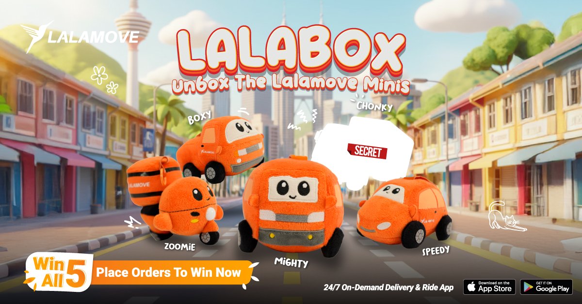 [On-Demand Delivery] Lalamove introduces limited-edition plushies to bring festive cheer this Christmas.

The 5 collectible Lalamove Minis are inspired by everyday delivery vehicles and come with character cards for fans to collect and trade.

malaysiakini.com/ondemanddelive…