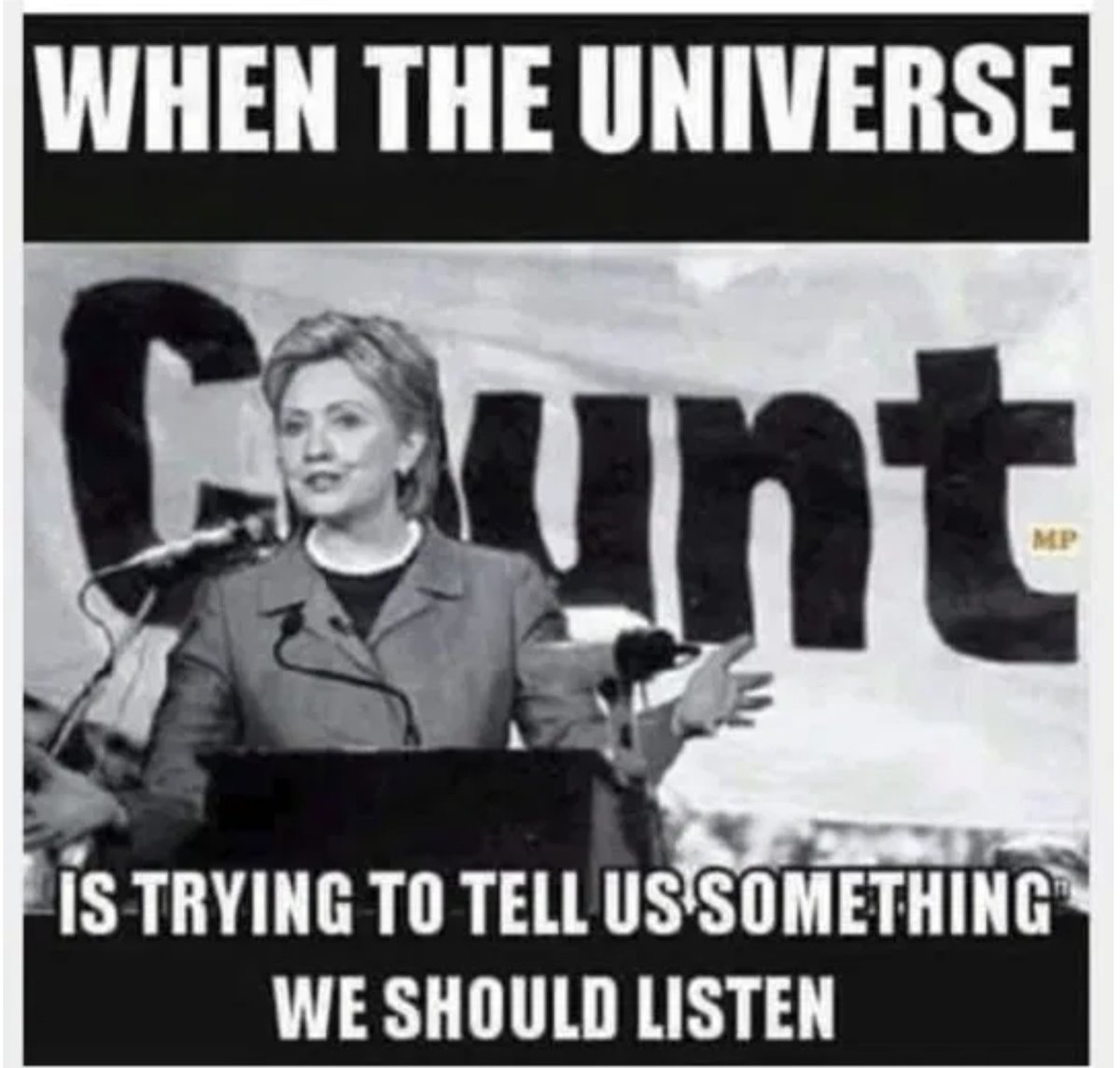 It was right there in black &amp; white🤷‍♀️