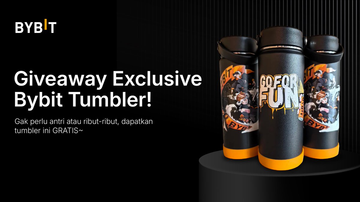 Lagi rame soal tumbler, ya? 😅

Daripada ribut-ribut, Kita ada tumbler GRATIS nih 😌🧡

Cara dapetinnya gampang banget:
Follow akun X @BybitIndoneisa

Reply tweet ini dengan UID kamu dan Tag 3 temen kamu untuk Follow X <a href="/BybitIndonesia/">Bybit Indonesia</a> dan mengikuti acara ini!

Acara terbuka
