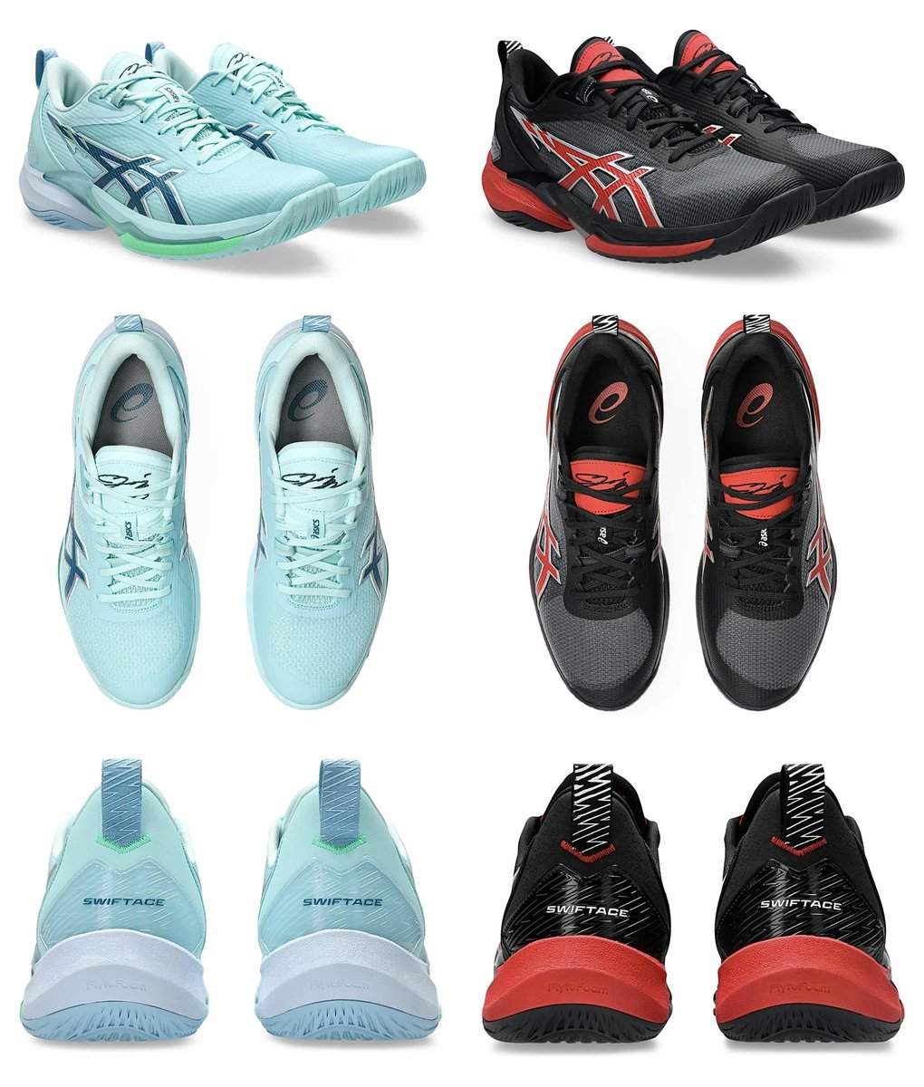 jbasket_jp's tweet image. 【NEWS】河村勇輝 × ASICS
河村勇輝とASICSが共同開発した特別モデル『SWIFTACE YUKI』
⁡
“突如現れる稲妻”。
河村のスピードと切り返し、そのすべてをシューズ1足に落とし込んだ。…