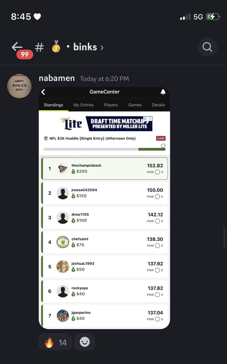 JMToWin's tweet image. OWS szn!

I sometimes check out and take some time offline as soon as the late games end, and don’t always do a great job shouting these out.

It’s been a full season like this — but looks like this was one of our bigger ones.

Congrats, fam!

Let’s run it back next week.