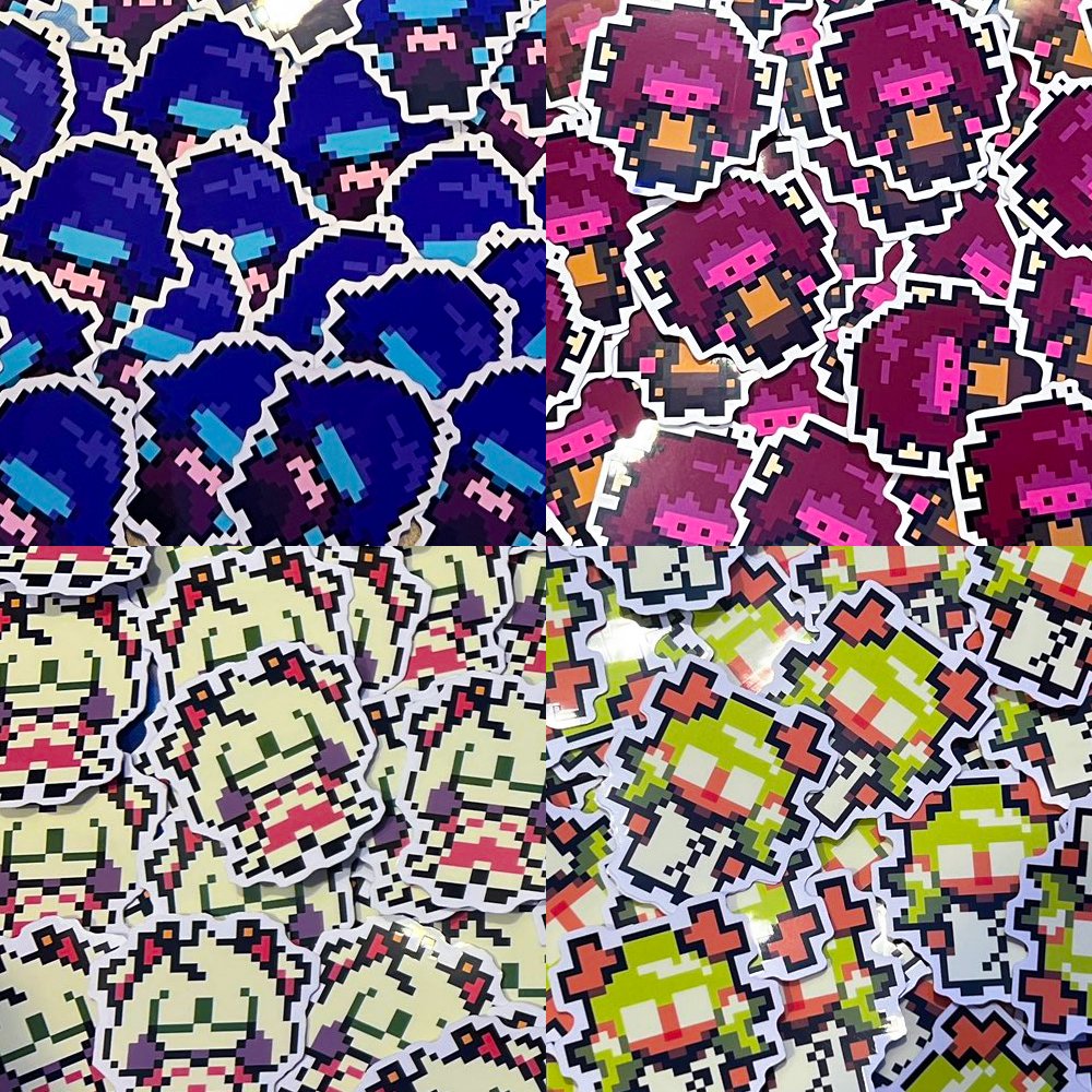 canumvenati's tweet image. hey!! i am in debt and it is very bad. my etsy shop will close incredibly soon because of that but id rather it not!!
if you'd like to try and help support me i have the bonus stickers from my last order available on my k0fi. any type of support would mean the world :[
[🔗below ]