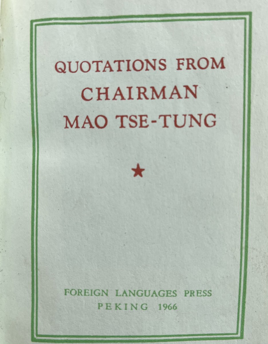 毛沢東語録、モンゴル語と日本語、英語、すべて1966年末から翌年