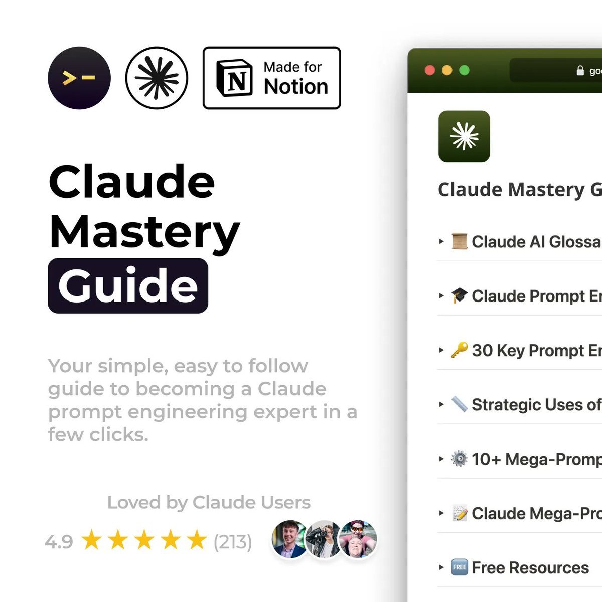 Ayzacoder's tweet image. I’m giving away my full Claude Mastery Guide for free.

Inside:

→ Claude prompt engineering mini course
→ 30 key principles
→ 10+ mega prompts
→ Strategic Claude use cases

Comment &quot;Claude&quot; and I’ll DM you the file.

(Follow to receive)