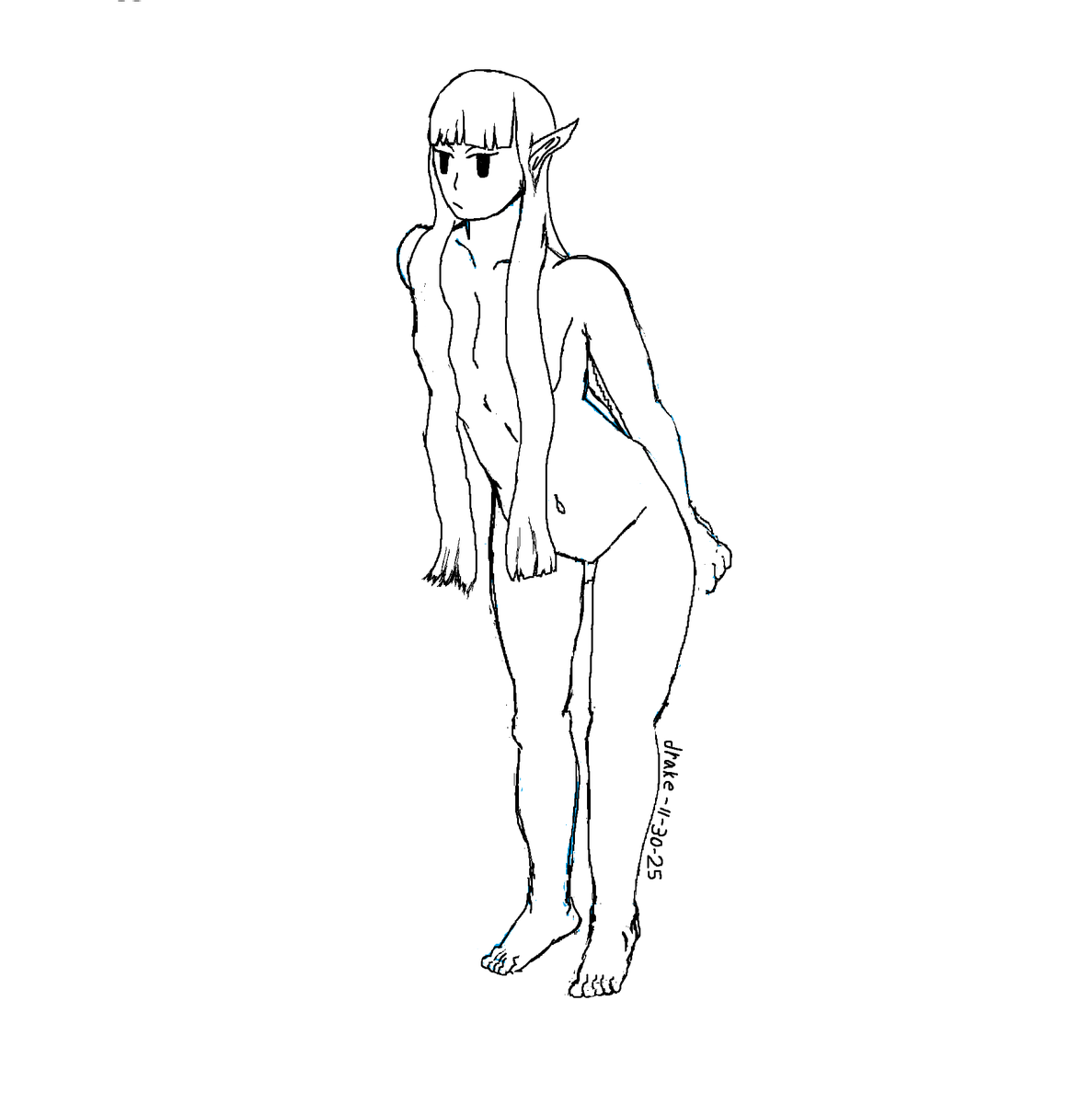 fishydrake's tweet photo. I drew another character in the world I'm building up around Myranda. 

This is Princess Allia, she's a petty bitch who will ruin Myranda's Life!!!! 🦪 https://t.co/dEUOvz72WT