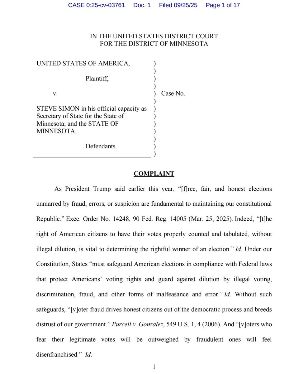 realakkamara's tweet image. When it comes to Democrat controlled fraud schemes and corruption, Minnesota takes the hotdish

When our voter roll data is eventually handed over to the DOJ, there will be tens of thousands of non-residents and illegal aliens who are registered to vote. Save this post