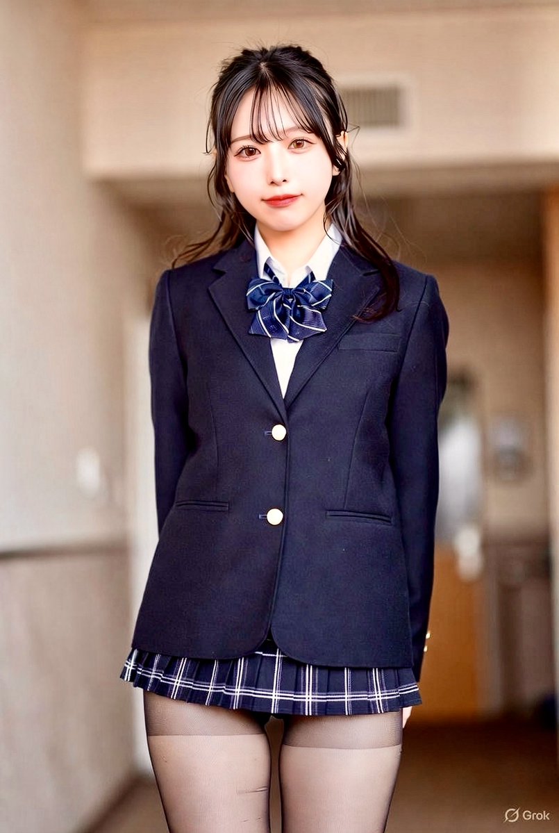 minaduki_esola's tweet image. grokさん、ちょっとスカートの丈短すぎません？
#Grok #ブルバ100