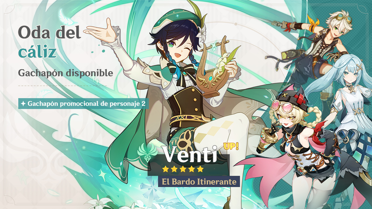 genshinimpactes's tweet image. #GenshinImpact
Anuncio de los gachapones promocionales de la versión «Luna III» (I)

Querido/a viajero/a:
¡Los gachapones promocionales «Rubedo, nacido de la roca blanca», «Oda del cáliz» y «Encarnación divina» estarán disponibles a partir del 3 de diciembre!

Para más detalles:…