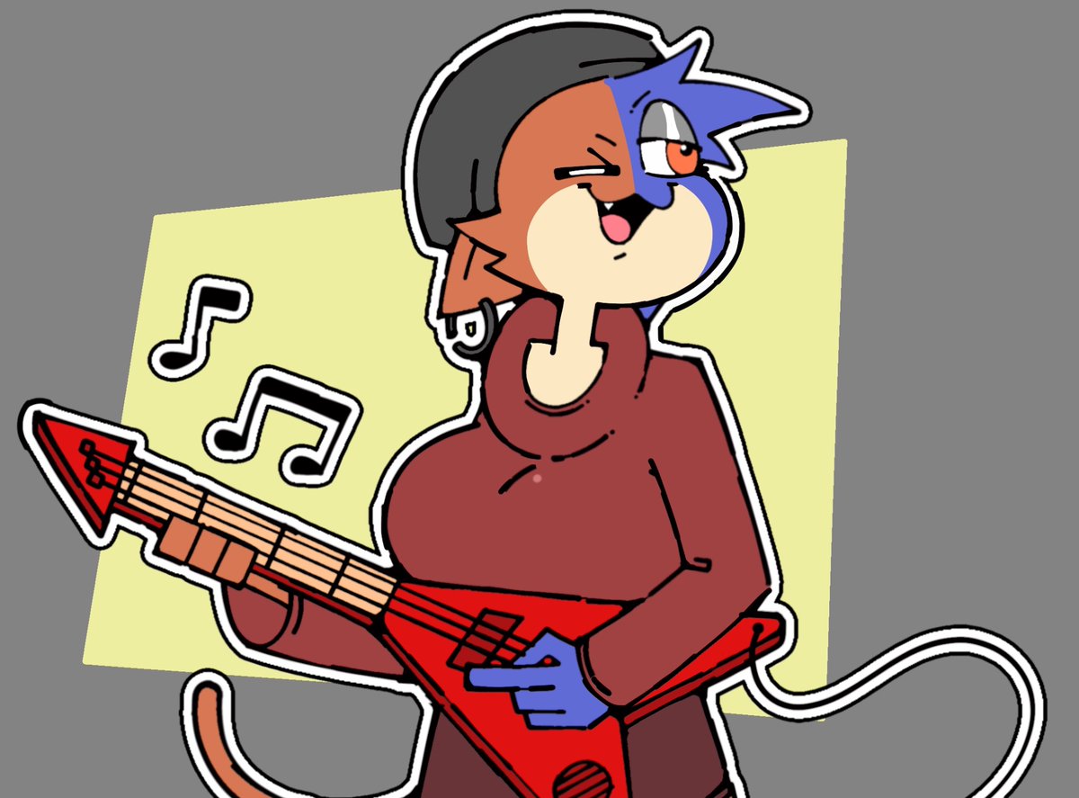 Meowskulls Rockin Out!