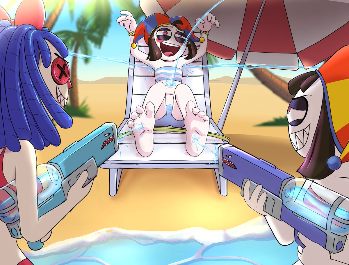 Waiting for the beach episode!
I wonder if water guns can really tickle. . .

For exclusive draws and animations:
pastatickle.fanbox.cc
subscribestar.adult/pastatickle