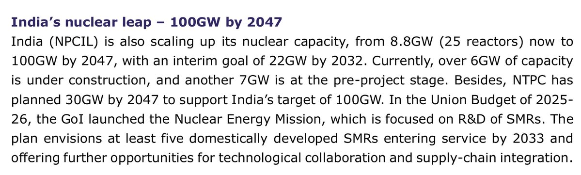 Rahul72642172's tweet image. Nuclear energy players in India.
100 GW target by 2047.
#nuclear #nuclearprogram #nuclearenergy #india #L&amp;amp;T #BHEL  #KSB  #MTAR  Technologies  #Venus Pipes and  Tubes  #Kilburn  Engineering  #Walchandnagar  Industries