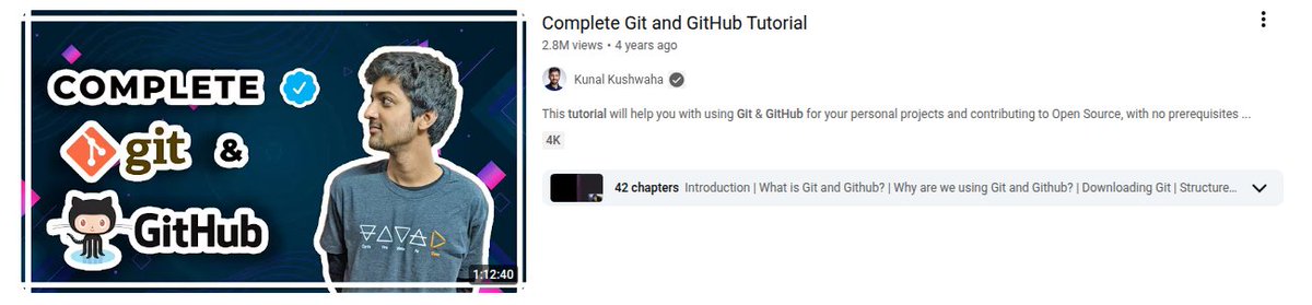 0xsayandip12's tweet image. Starting the 31 days of coding challenge with this Git and GitHub tutorial by @kunalstwt 
To learn how Git works and GitHub works🎯🎯
#Day1 #CodingJourney #BuildInPublic #git #GitHubCopilot #100daysofcode