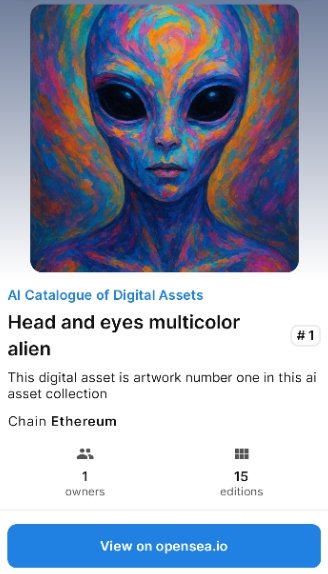 JDarling75959's tweet photo. Get the "Head and eyes" alien edition this rare ltd NFT has 15 copies minted price at 10 ETH per NFT buy 15 & get the complete "Head and eyes series 2" free 0xd2806b23148d8a73243505a8b765d902506509a0 #aliennft #nftgod #nftmaster #nftinvestor #NFTCommunity #NFTCollectors #NFTartr https://t.co/mW7KsY9Tav