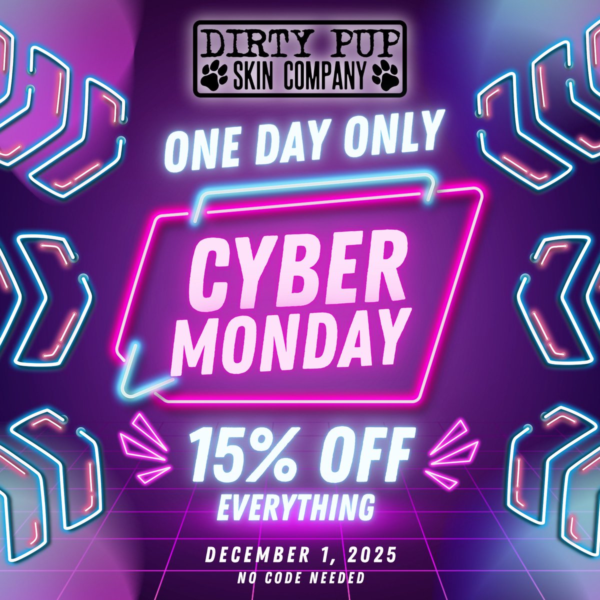 DirtyPupClub's tweet photo. 📷📷📷CYBER MONDAY SALE📷📷📷
15% OFF everything on the site! No code needed. Discount will show at checkout. https://t.co/CVQcKFLQgE