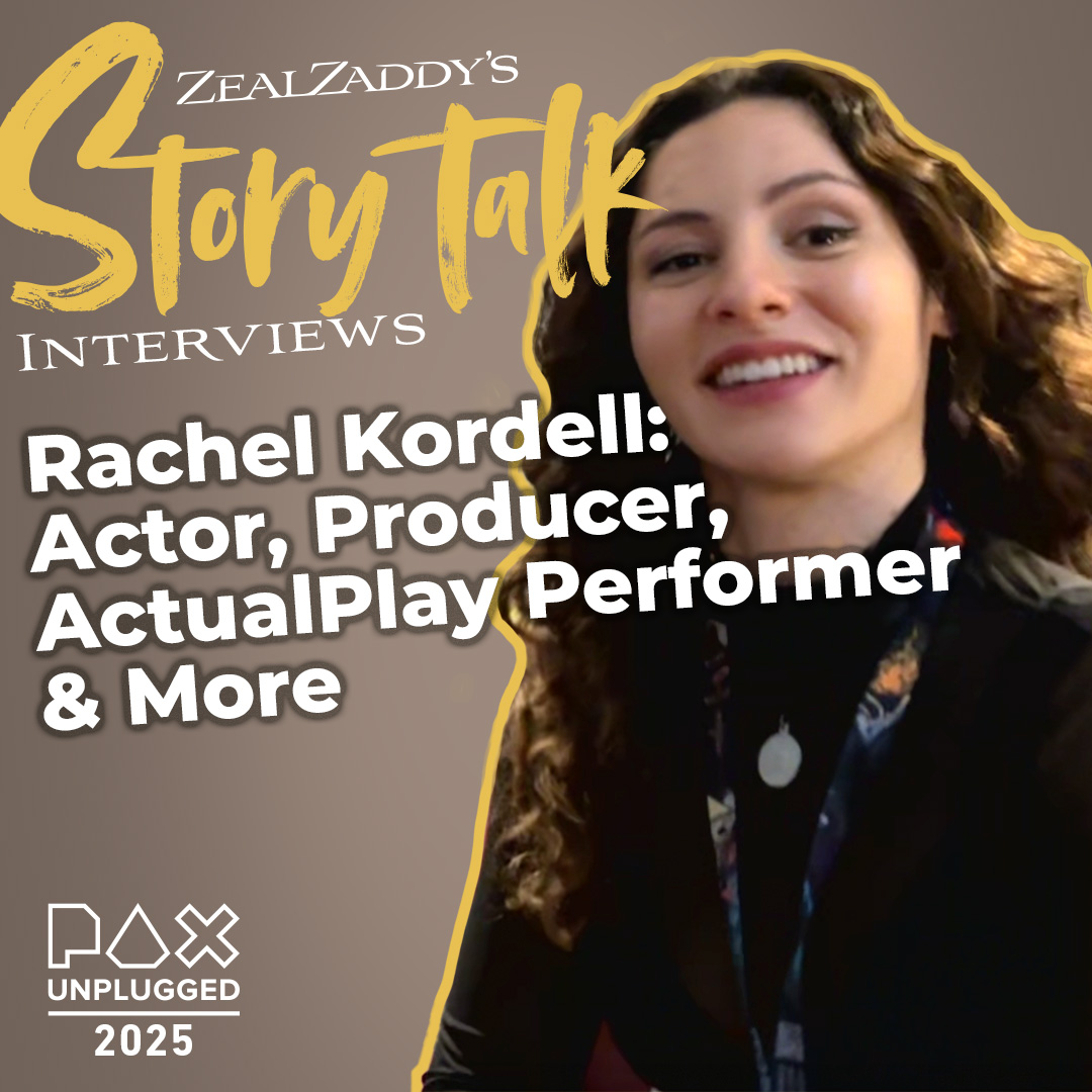 Check out our interview with <a href="/RachelKordell/">Rachel Kordell</a> at #PaxUnplugged on the intersection of #Acting &amp; #ActualPlay – youtu.be/sJVz36hX2Oo

#PaxU #StoryTalk #Interview #TTRPG #IndieTTRPG #Actor #Acting #Performer