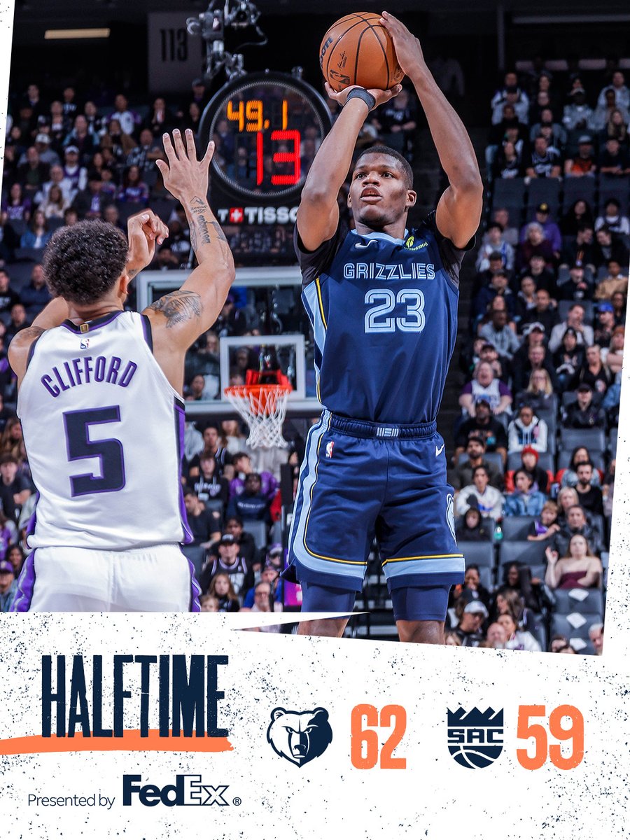 🔵🔵⚪️⚪️

📺 @FDSN_Grizzlies 