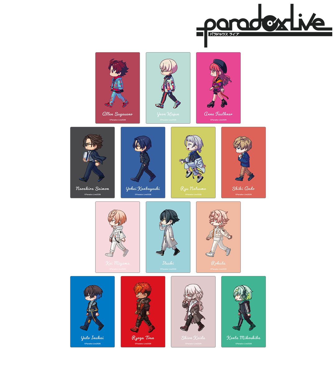 予約開始】『Paradox Live』より「トレーディング ちびとこ カード