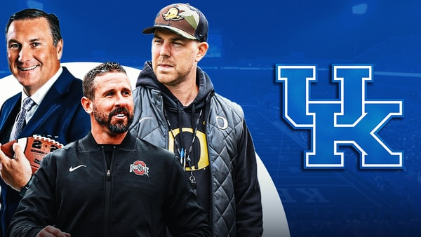 RoushKSR's tweet photo. Who could be Kentucky's next head football coach?

Jon Sumrall is off the board, but @AdamLuckettKSR has compiled an impressive list of candidates. 

https://t.co/7hswupr4su https://t.co/tRAoxSHZvR