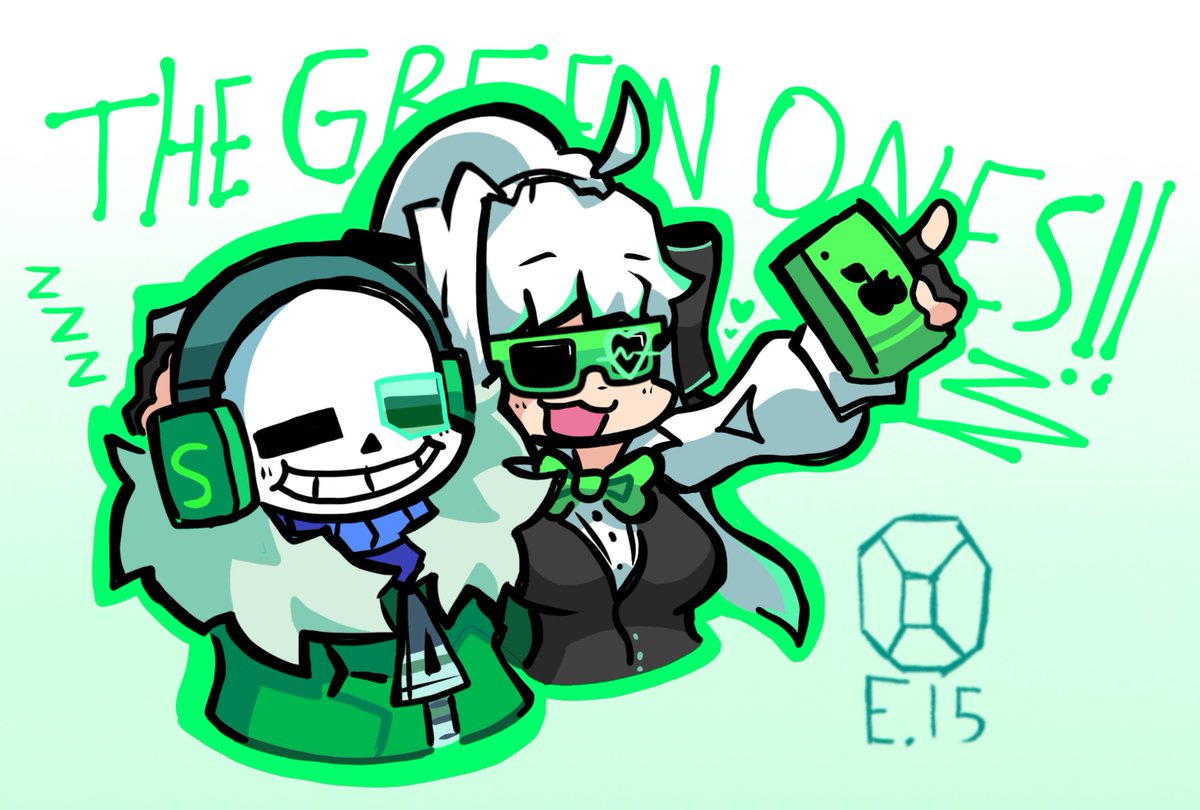 The Green Ones!

Neo Sans design by Cosmojerk-
Neo Monika by Dusterbuster-
<a href="/NeoIndieCross/">VS Neo Indie Cross</a> <a href="/VsNeoDokiDoki/">Vs Neo Doki Doki Takeover (still in progress wtf)</a>

#fnfneo #crossover  #artwork #undertale #DDLC  #neomonika #sans