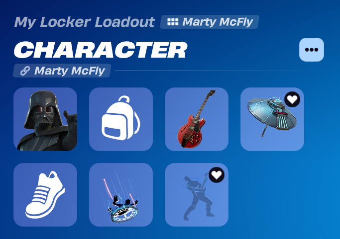 TonyFilms335's tweet image. I got the Marty McFly skin and now my loadout is complete!