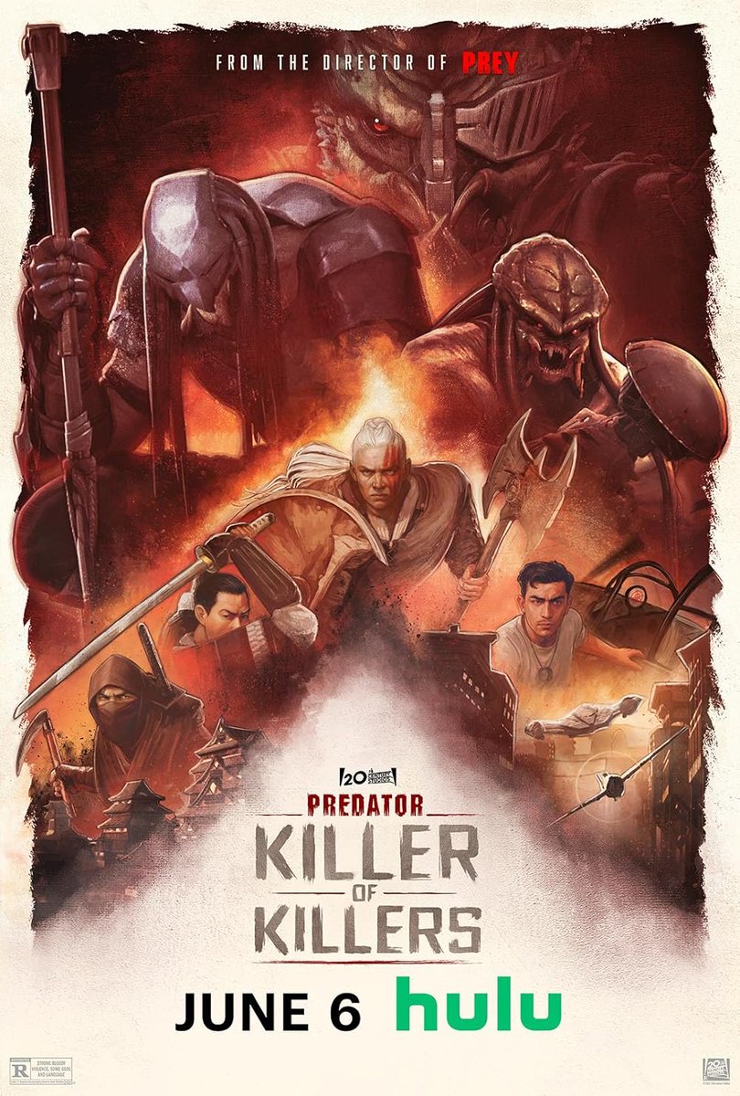 Thoughts on Predator: Killer of Killers (2025): Some seriously creative and equally risky expansion to existing Predator lore, feeling ultimately experimental as the three extremely linear chapters are weaved with well-animated, brutal, historical, and sci-fi action. (3.5/5)