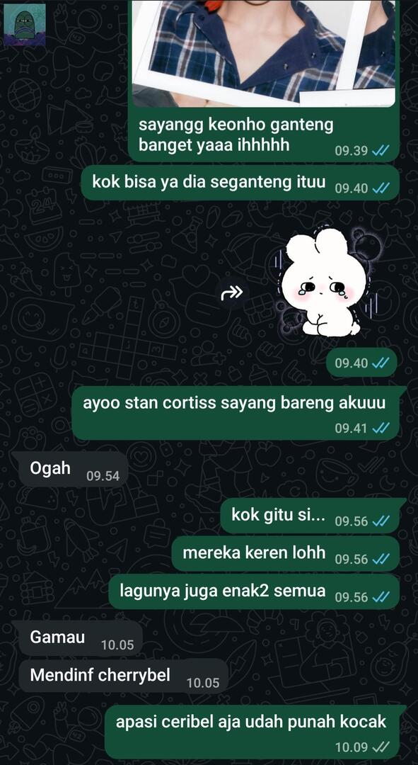 tanyakanrl's tweet image. CW// KPOP

💚 gini amat punya cowo gengsian☺️ padahal kan seru kalo kita ngortis bareng☺️