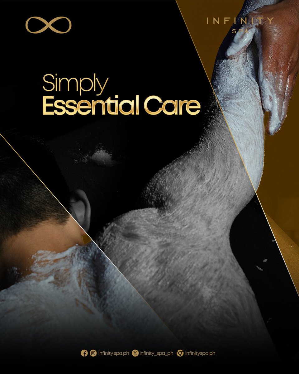 infinity_spa_ph's tweet image. Simply Essential Care. Start your week with what truly matters.🫧
From the very first touch to the final rinse, let our signature services remind you how self-care should really feel. At Infinity Spa, we deliver more than just relaxation — we give you the essentials of comfort,…