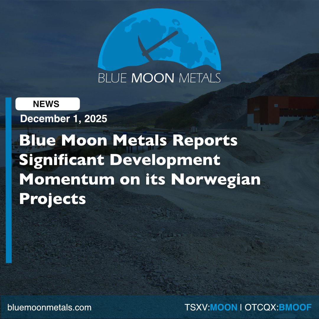 Blue Moon Metals Inc. MOON:TSX-V | BMM:NASDAQ tweet media