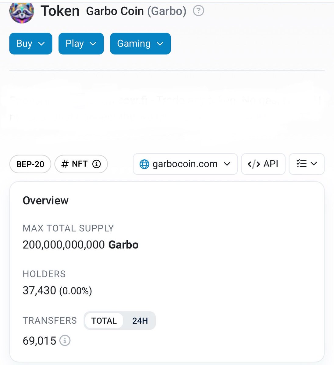 Garbo Coin tweet media