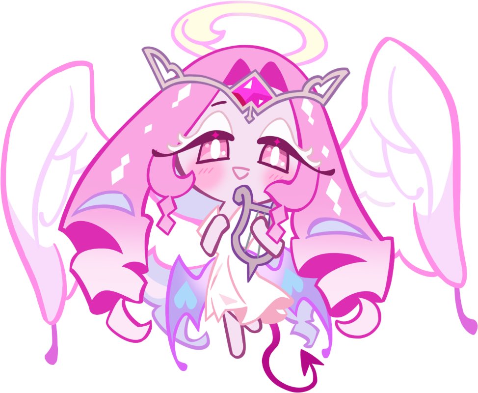 famwas_short's tweet image. i saw someone else do this so i edited ESC&apos;s sprite with my design and wow. i didn&apos;t realize i changed that much 
this is not a repost i swear
#eternalsugarcookie #crk