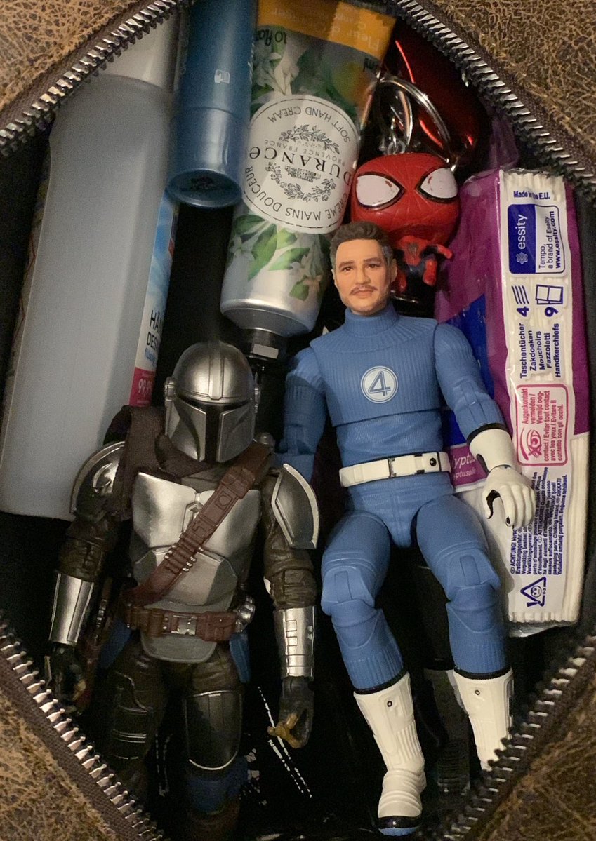iordanaispunk's tweet image. my emotional support din djarin and reed richards that go everywhere with me