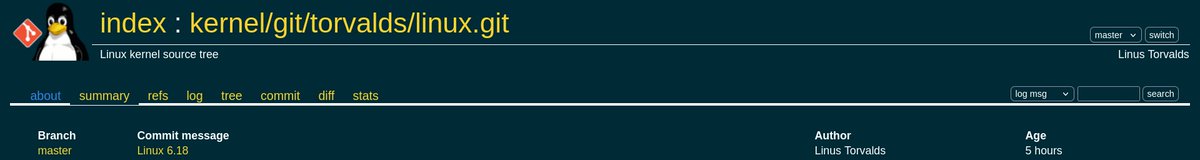 unixbhaskar's tweet image. Well, here you go....get your hands dirty with shiny new kernel i.e. 6.18 :)

cc:Linus Torvalds  .....thanks, man! And et.al. involved.