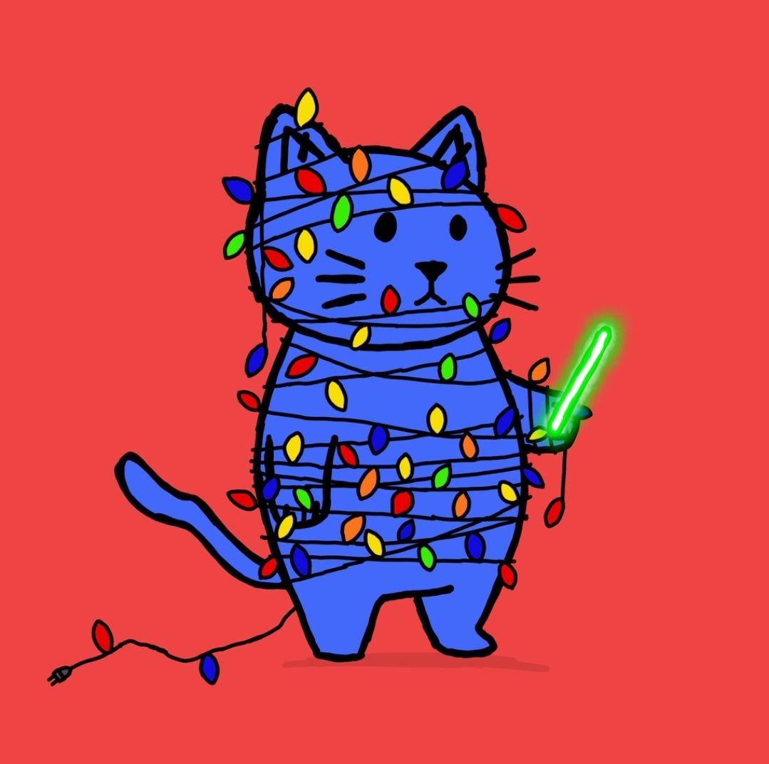 JoeJoBabbitNFT's tweet image. This @ShittyKitties_ , much like my kids got all tangled up in the Christmas lights. 

Check the new trait shuffle!!