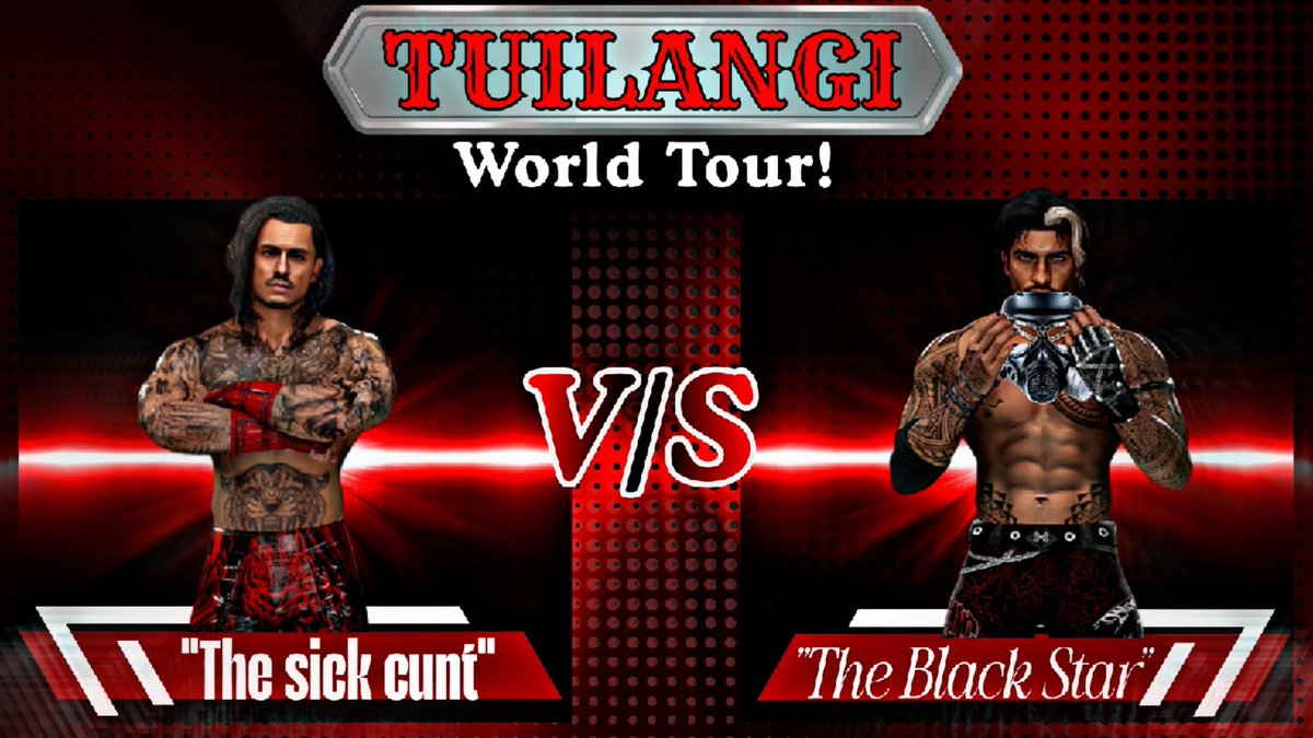 A tale old as time. Whether it's on the rugby field. The boxing ring or even the squad circle is bounded by the stars. Two of Oceania's best reposition the country they call home!

New Zealand/Samoa vs Australia 
It will be Damian Tuilangi vs the Sick cunt <a href="/PERFECTVERLIO/">VERLIO</a>