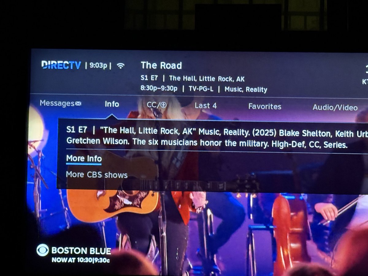 allibrad's tweet photo. Unless there’s a country music Mecca called Little Rock, Alaska, I’m thinking someone messed up on the info on @DIRECTV for the @CBS show, @theroad.  AR and AK are two different states 🤦‍♀️ https://t.co/c7q2nqijiZ