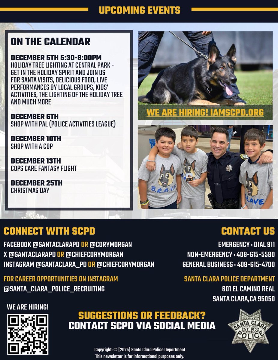 Santa Clara Police tweet media