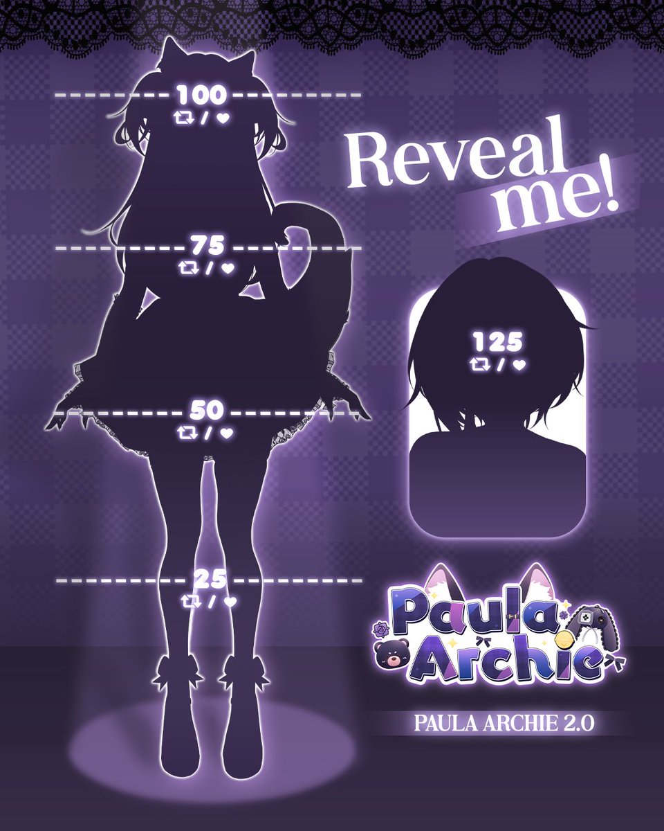 Puchi_nyaan's tweet photo. PAULA ARCHIE 2.0 SHOWTIME!
Hi! I'm Archie! Your adorable black cat!🐈⬛
Finally, after a lots of preparation, I'm very excited to announce the reveal of my new model.
Please like and repost if you're curious about the full model👉👈
Thank you!! 💜
#vtuber #vtuberid #paulaarchie https://t.co/hgAhcn0HcN