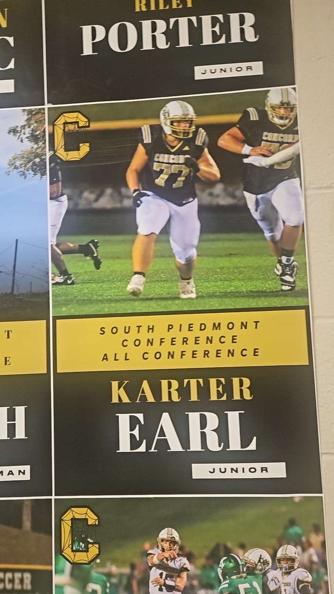 Beyond grateful to make SPC All-Conference as a Junior, thank you to my coaches for nominating me, there’s only more to come 🤞 #AGTG✝️ 
<a href="/CHSspiderFB/">Concord Spider FB</a>