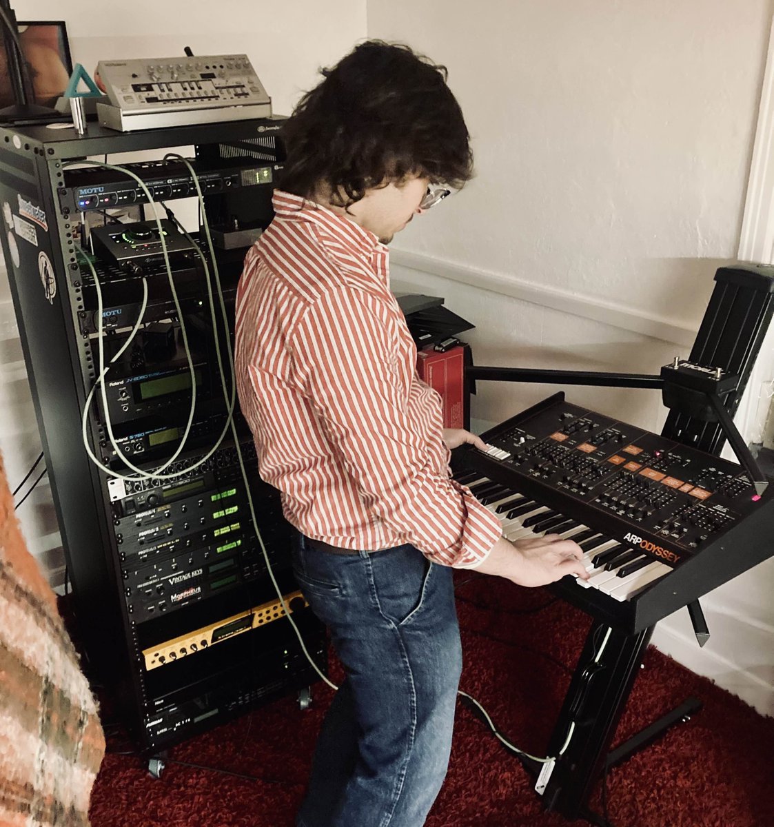 Entertaining at a house party on the Odyssey