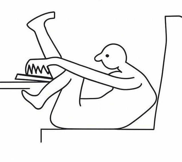 graciell__'s tweet image. me: “why tf does my back hurt?”

also me :