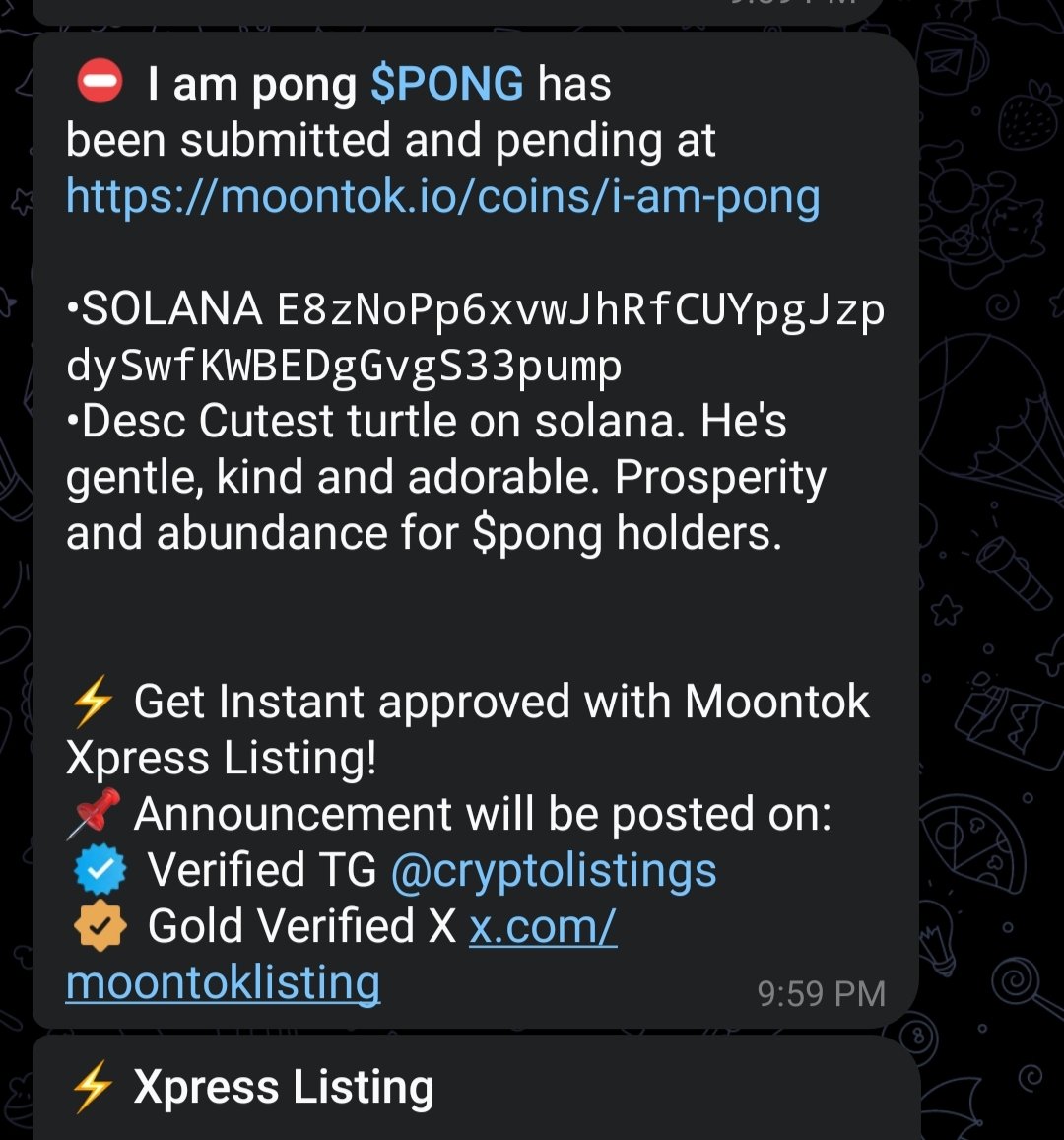 pongdeveloper's tweet image. Hey pongers. Let&apos;s hit 25k and i do an express listing at @MoontokListing