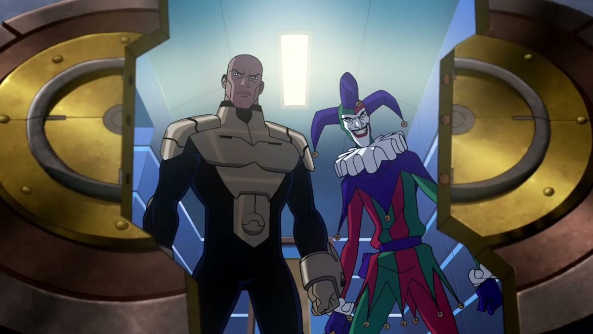 Justice League: Crisis on Two Earths
Lex Luthor and Red Hood (screenshot edit)

#Earth3