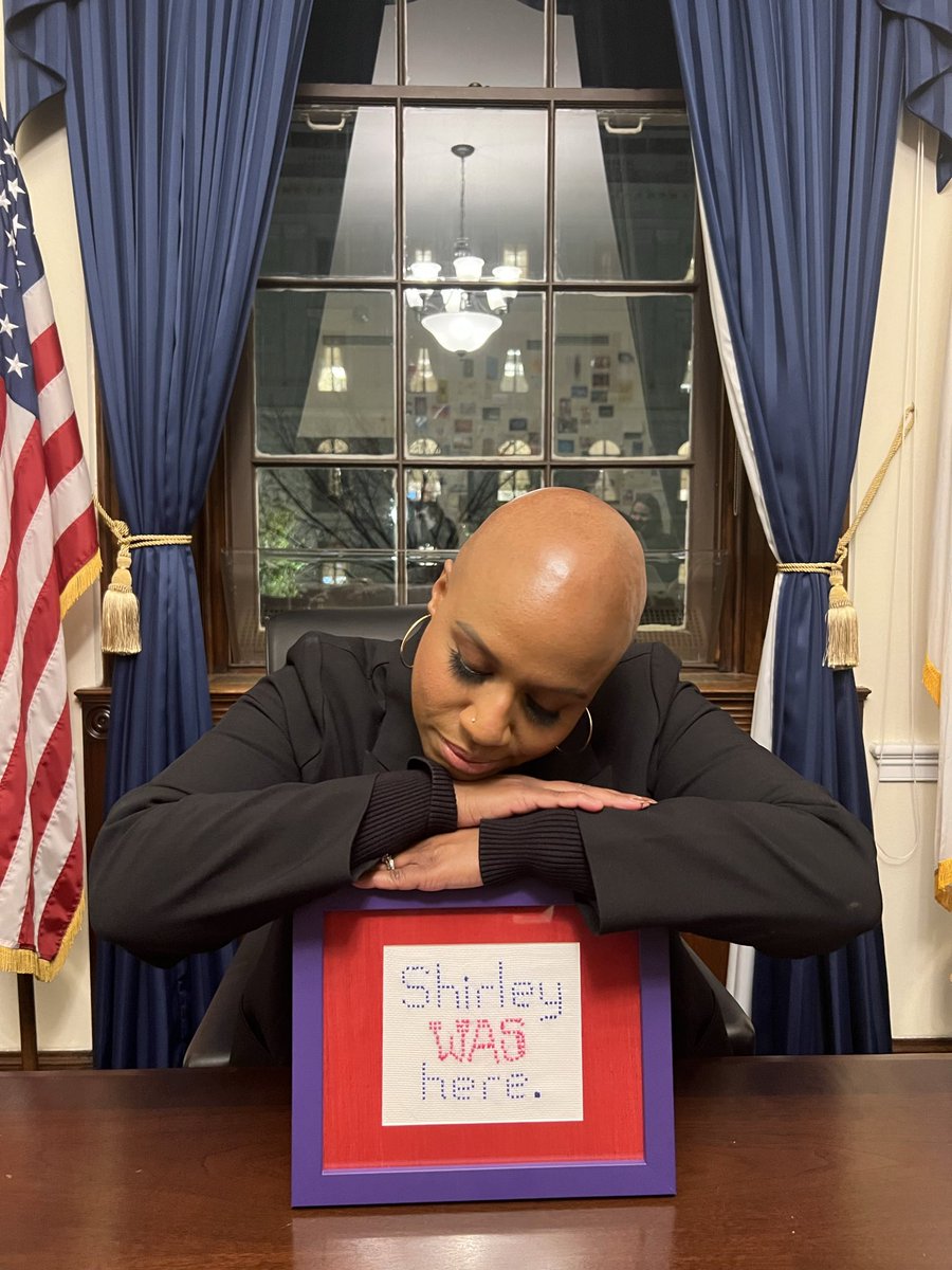 My mother Sandy never read me fairy tales—she read me the speeches of Shirley Chisholm.

She wasn't just an historic presidential candidate. She was the first Black woman duly elected to Congress who lived in the 20th century and dared to be herself.

Happy Birthday, Shirley.