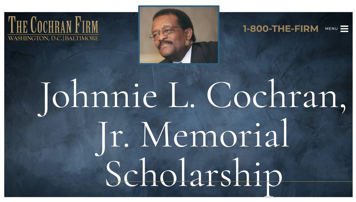 ResumesEssays's tweet photo. Johnnie L. Cochran, Jr. Memorial Scholarship
Deadline to Apply: Dec. 1, 2025
Award Amount: $1,000

Topic: “How has social media helped advance the cause of civil rights in America?"

https://t.co/FSsQCAfWGb https://t.co/twvFmQPJ4R