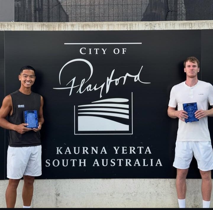 Not_Esportivas's tweet photo. ATP Challenger!
Parabéns aos duplistas campeões, os australianos Jake Delaney e o seu compatriota Li Tu que conquistaram o @ATPChallenger de Playford na Austrália.
#ATPChallenger #tennis #OnTheRise #PlayfordProTour #JakeDelaney #LiTu https://t.co/vzpiQ0mBOf