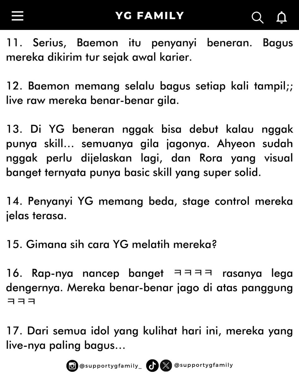 supportygfamily's tweet photo. BABYMONSTER menuai pujian K-netz melalui penampilan live di MAMA Awards dan menjadi girl grup K-pop dengan mention terbanyak di X.

[1/2]

Cr. Pannchoa, Ytb Mnet, AboutMusicYT 

🍕
 
#BABYMONSTER 
#yg #ygent #ygentertainment 
#Supportygfamily_babymonster https://t.co/xj0HK2dOmi